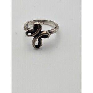 James Avery 925 Sterling Silver Eternal Ribbon Cross Ring Size 6.5